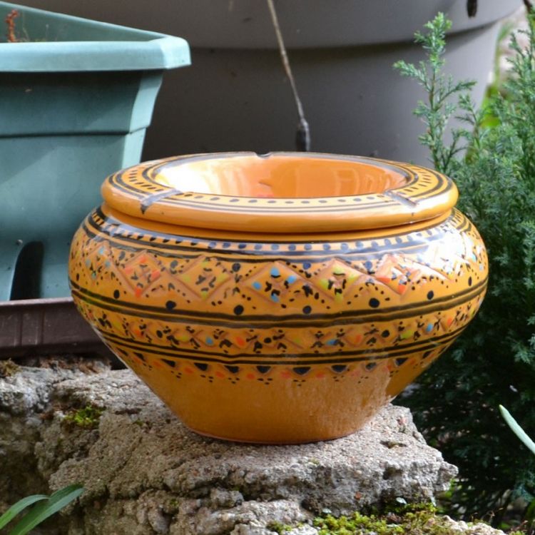 YODECO Cendrier marocain Marrakech Jaune- Grand modèle Bon marché ???? YODECO Cendrier Marocain Marrakech Jaune- Grand Modèle ???? -Paris Prix Sales unnamed file 2578