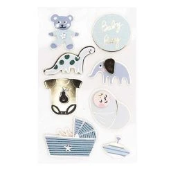 Remise 🔥 Youdoit 8 Stickers 3D - Bébé Garçon 🛒