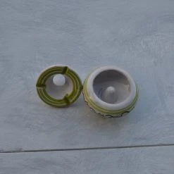 Meilleure affaire ✔️ YODECO Cendrier Anti Fumée Tatoué Vert Anis Et Blanc - Mini Modèle 🤩 -Paris Prix Sales unnamed file 2618