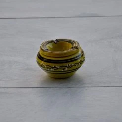 Meilleure vente 🧨 YODECO Cendrier Anti Fumée Tatoué Vert Anis - Mini Modèle 🔔