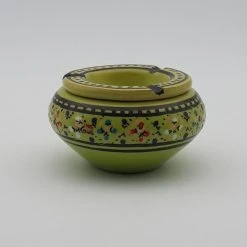 Nouveau 👏 YODECO Cendrier Marocain Marrakech Vert - Petit Modèle 🤩