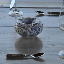 Acheter ❤️ YODECO Cendrier Tunisien Marbré Bleu Et Blanc - Petit Modèle ✨