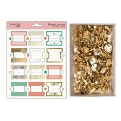 Offres ✨ Youdoit 24 Stickers Pastel & Dorés + 150 Punaises Dorées 🌟