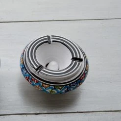 Vente flash 🔔 YODECO Cendrier Anti Fumée Bakir Turquoise - Grand Modèle 🎁