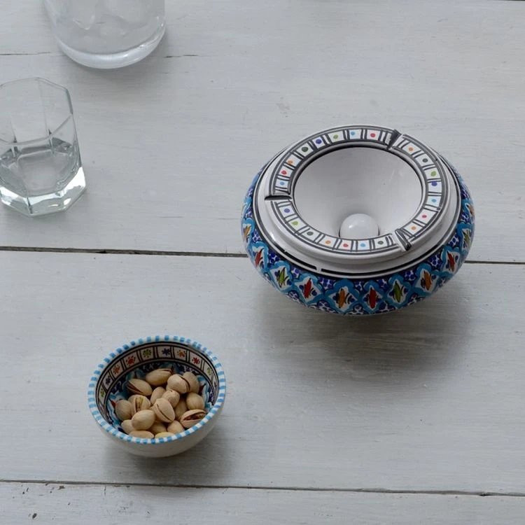 Vente flash 🔔 YODECO Cendrier Anti Fumée Bakir Turquoise - Grand Modèle 🎁 2 Vente flash 🔔 YODECO Cendrier Anti Fumée Bakir Turquoise - Grand Modèle 🎁 – Image 2