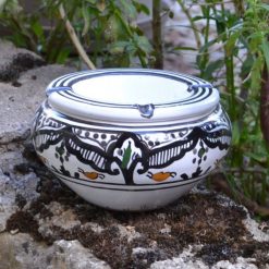 Meilleur prix ???? YODECO Cendrier Marocain Noir - Moyen Modèle ????