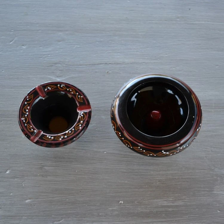 Le moins cher ❤️ YODECO Cendrier Anti Fumée Tatoué Noir - Petit Modèle 🛒 2 Le moins cher ❤️ YODECO Cendrier Anti Fumée Tatoué Noir - Petit Modèle 🛒 – Image 2