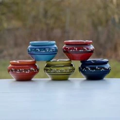 Bon marché 🤩 YODECO Lot 5 Cendriers Anti Fumée Tatoué - Petit Modèle 🔔