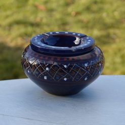 Promo ???? YODECO Cendrier Anti Fumée Marrakech Bleu Nuit- Moyen Modèle ????