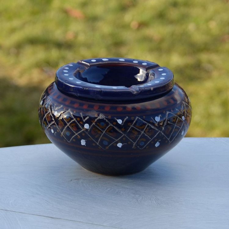 YODECO Cendrier anti fumée Marrakech Bleu nuit- Moyen modèle Promo ???? YODECO Cendrier Anti Fumée Marrakech Bleu Nuit- Moyen Modèle ???? -Paris Prix Sales unnamed file 2736
