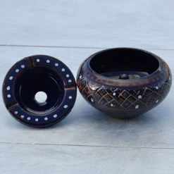 Promo 😀 YODECO Cendrier Anti Fumée Marrakech Bleu Nuit- Moyen Modèle 🤩 -Paris Prix Sales unnamed file 2738