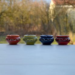 De gros ???? YODECO Lot 4 Mini Cendriers Tatoué Vert, Orange, Rouge Et Bleu Nuit ✨