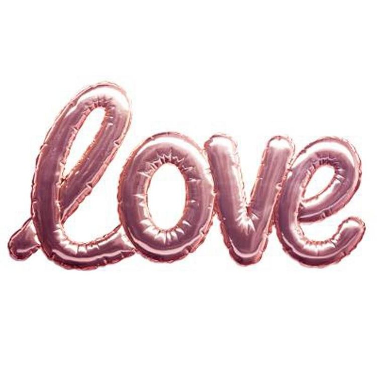Tout neuf ???? Sticker Ballon Love 24x47cm Rose ???? 1 Tout neuf ???? Sticker Ballon Love 24x47cm Rose ????