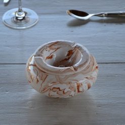 De gros ???? YODECO Cendrier Marocain Marbré Marron Et Blanc - Petit Modèle ????