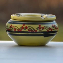 Nouveau 👍 YODECO Lot 2 Cendriers Tatoué Jaune Citron - Moyen Et Mini Modèle 😀 -Paris Prix Sales unnamed file 2780