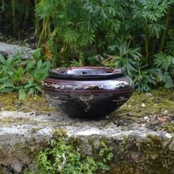 Promo 🌟 YODECO Cendrier Oriental Tatoué Noir - Grand Modèle 🔥