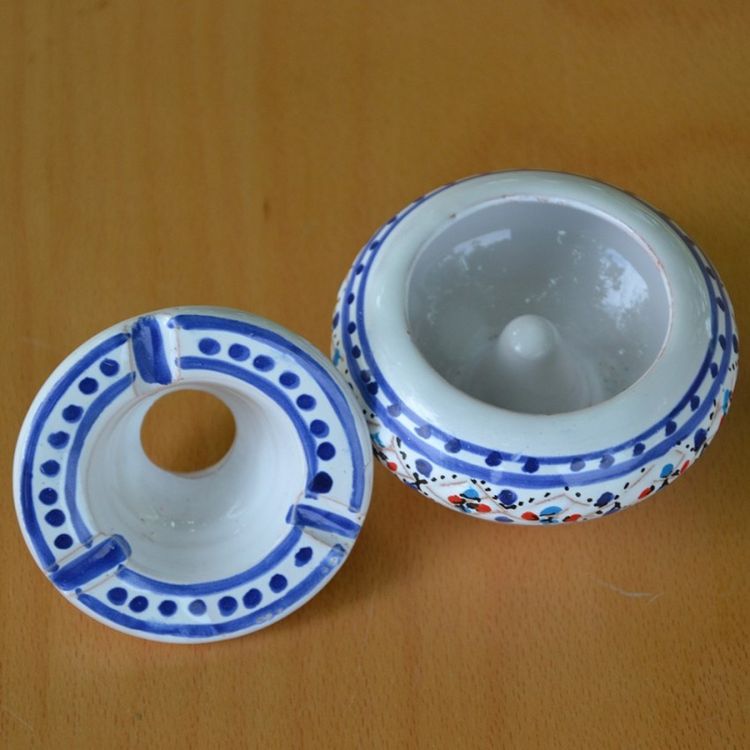 YODECO Lot de 2 mini cendriers Marrakech Blanc et Vert Sortie ???? YODECO Lot De 2 Mini Cendriers Marrakech Blanc Et Vert ???? -Paris Prix Sales unnamed file 2801