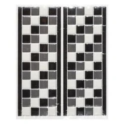 Grosses soldes 🎁 Sticker Carrelage Petite Frise 12x30cm Noir 😍