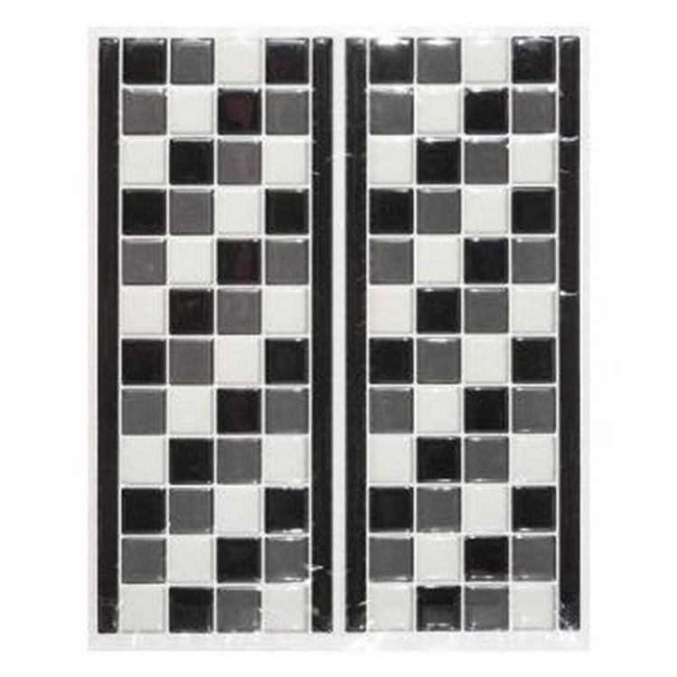 Grosses soldes ???? Sticker Carrelage Petite Frise 12x30cm Noir ???? 1 Grosses soldes ???? Sticker Carrelage Petite Frise 12x30cm Noir ????
