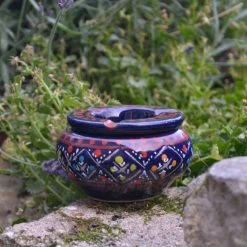 Meilleure affaire 😉 YODECO Cendrier Marrakech Bleu Nuit - Mini Modèle 🎁