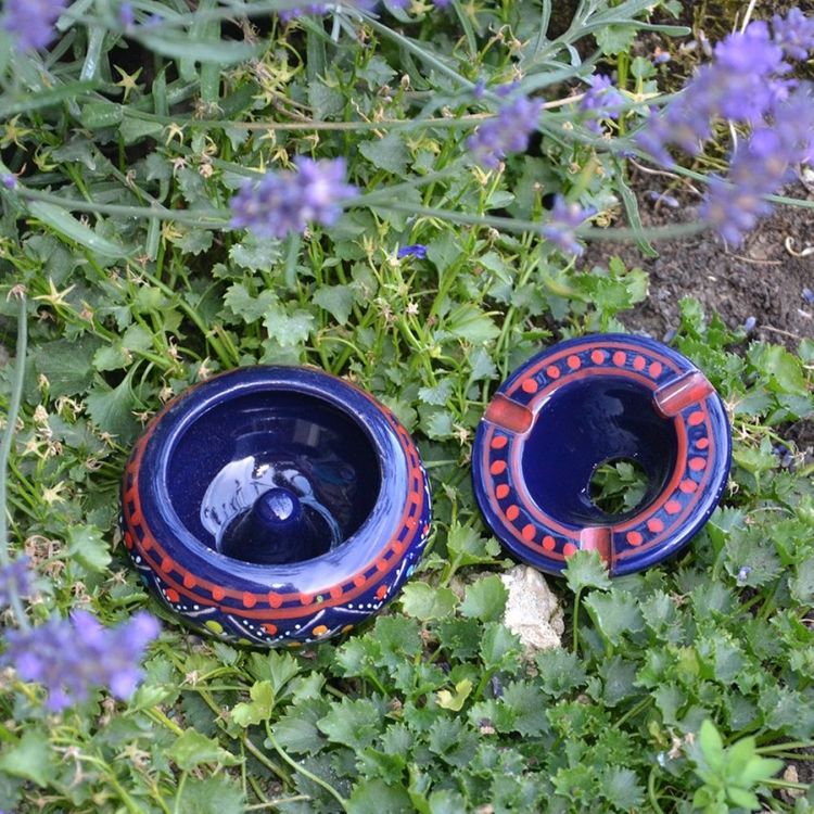 YODECO Cendrier Marrakech Bleu nuit - Mini modèle Meilleure affaire ???? YODECO Cendrier Marrakech Bleu Nuit - Mini Modèle ???? -Paris Prix Sales unnamed file 2824