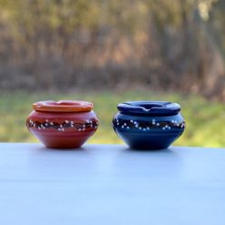 Promo ???? YODECO Lot De 2 Mini Cendriers Tatoué Orange Et Tatoué Bleu Nuit ????