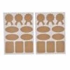 Sortie 🎁 Paris Prix Lot De 20 Stickers Déco Craft 13x18cm Naturel 🧨