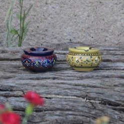 Nouveau 🎉 YODECO Lot 2 Mini Cendriers Marrakech Bleu Nuit Et Vert - Mini Modèle 🥰 -Paris Prix Sales unnamed file 2840