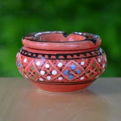 Nouveau 🤩 YODECO Cendrier Marrakech Rouge - Mini Modèle 🔔