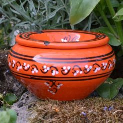 Nouveau ???? YODECO Cendrier Tatoué Orange - D 12 Cm ????