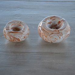 Bon marché ???? YODECO Cendrier Anti Fumée Marbré Marron Et Blanc - Moyen Modèle ✔️ -Paris Prix Sales unnamed file 2902