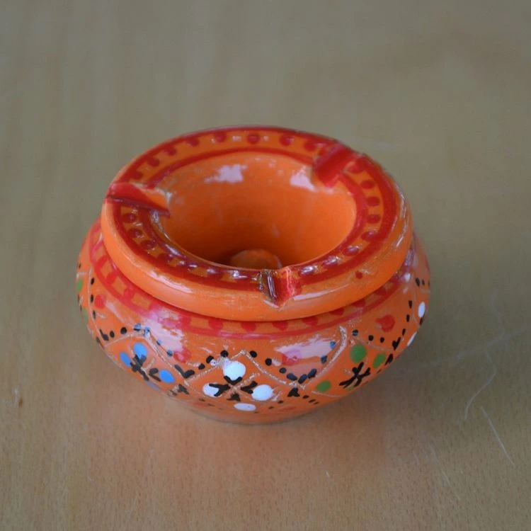 Tout neuf 🔥 YODECO Lot De 3 Mini Cendriers Marrakech Blanc, Vert Et Orange ⌛ 3 Tout neuf 🔥 YODECO Lot De 3 Mini Cendriers Marrakech Blanc, Vert Et Orange ⌛ – Image 3