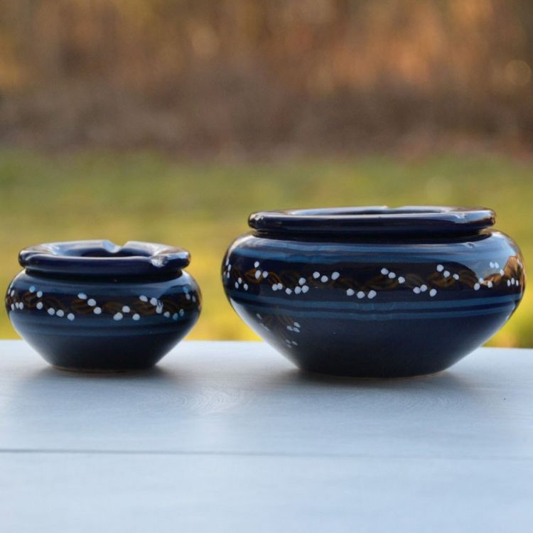 YODECO Lot de 2 cendriers tatoué bleu nuit - moyen et petit modèle Grosses soldes ❤️ YODECO Lot De 2 Cendriers Tatoué Bleu Nuit - Moyen Et Petit Modèle ???? -Paris Prix Sales unnamed file 2918