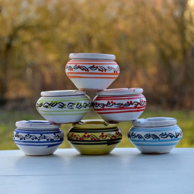 YODECO Lot 6 cendriers anti fumée Tatoué bicolores - Mini modèle Budget ❤️ YODECO Lot 6 Cendriers Anti Fumée Tatoué Bicolores - Mini Modèle ???? -Paris Prix Sales unnamed file 2927