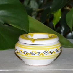 Meilleure vente 😉 YODECO Cendrier Anti Fumée Tatoué Jaune Et Blanc - Mini Modèle 🛒 -Paris Prix Sales unnamed file 2947