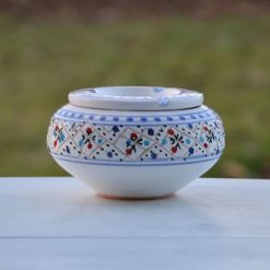 Le moins cher ✔️ YODECO Cendrier Marocain Anti Fumée Marrakech Blanc - Moyen Modèle ????