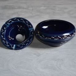 Promo 🎁 YODECO Cendrier Marocain Tatoué Bleu Nuit - Très Grand Modèle 💯 -Paris Prix Sales unnamed file 2974