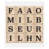 Le moins cher 🎁 Sticker Relief Lettres 41x41cm Noir 🎁