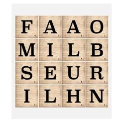 Le moins cher 🎁 Sticker Relief Lettres 41x41cm Noir 🎁