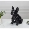 Coupon 🌟 Paris Prix Statuette Déco En Céramique "bulldog" 30 Cm Noir 😉