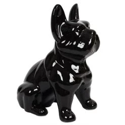 Coupon 🌟 Paris Prix Statuette Déco En Céramique "bulldog" 30 Cm Noir 😉 -Paris Prix Sales unnamed file 2985