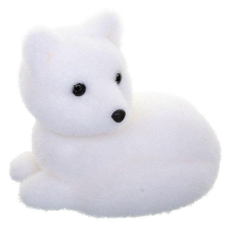 Paris Prix Renard Couché Déco Manteau 15cm Blanc Meilleure affaire ???? Paris Prix Renard Couché Déco Manteau 15cm Blanc ???? -Paris Prix Sales unnamed file 3010