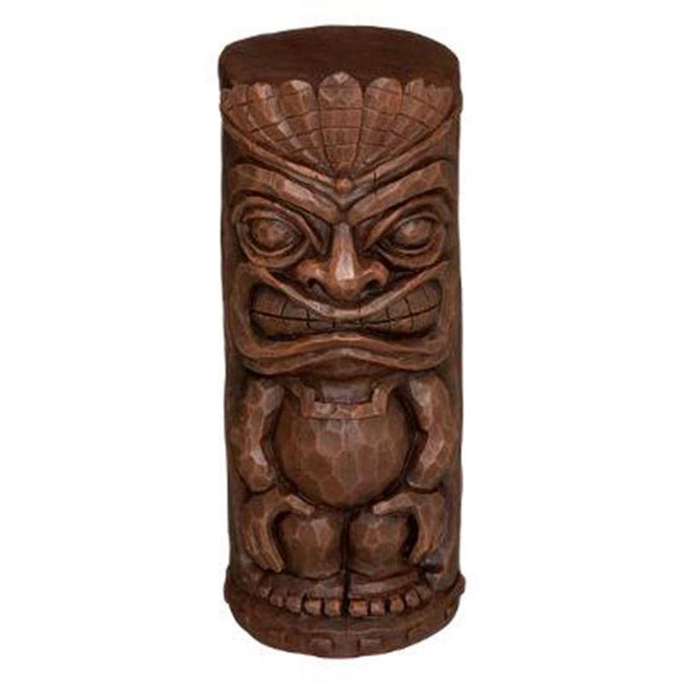 Statuette Déco Totem Tiki 43cm Marron Budget ???? Statuette Déco Totem Tiki 43cm Marron ❤️ -Paris Prix Sales unnamed file 3014