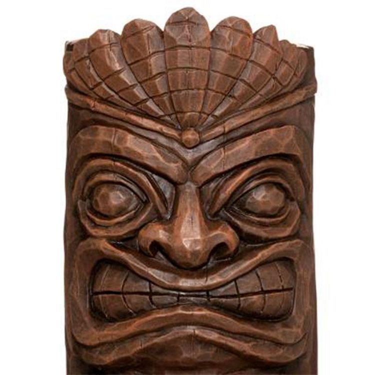 Statuette Déco Totem Tiki 43cm Marron Budget ???? Statuette Déco Totem Tiki 43cm Marron ❤️ -Paris Prix Sales unnamed file 3015