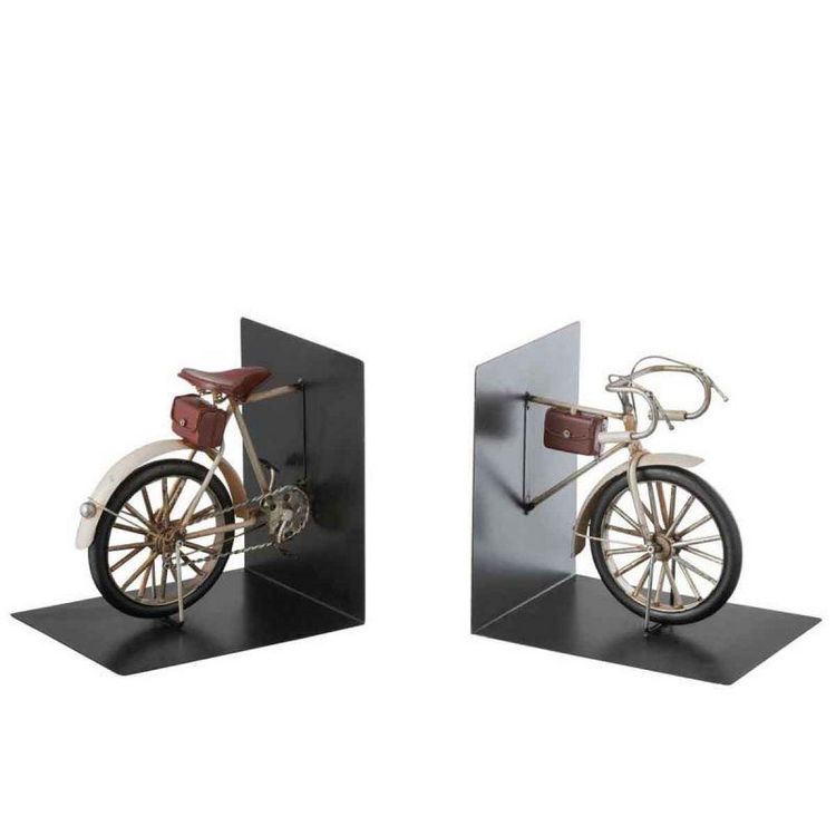 Grosses soldes ???? Paris Prix Lot De 2 Serre-Livres Vélo De Course 15cm Beige ???? 1 Grosses soldes ???? Paris Prix Lot De 2 Serre-Livres Vélo De Course 15cm Beige ????