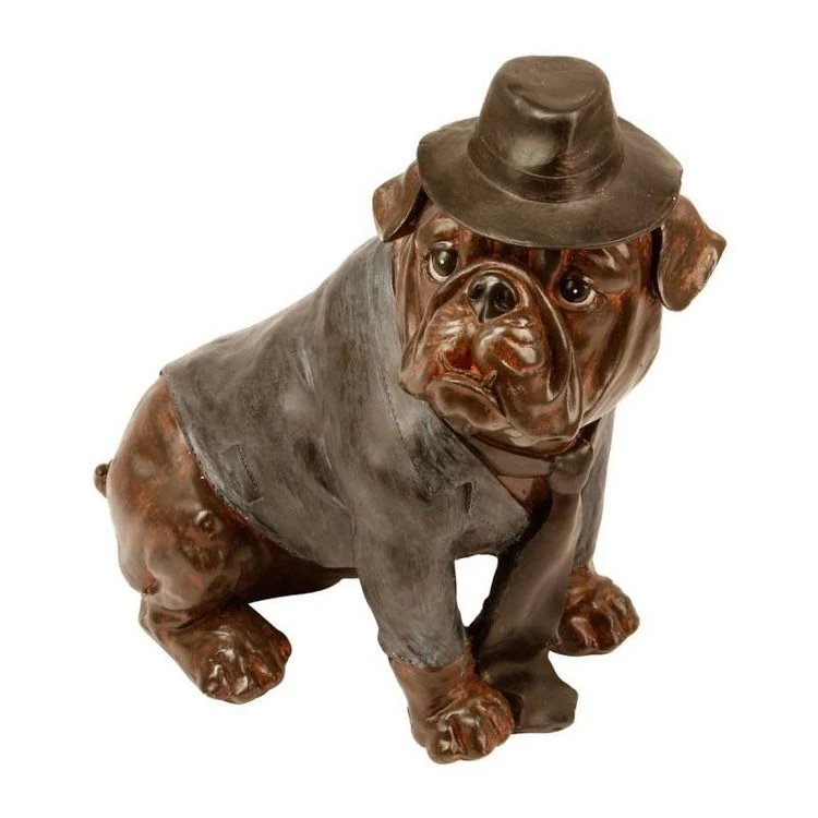 Sortie 🔥 Statue Chien Assis Bulldog 44cm Cuivre ⌛ 1 Sortie 🔥 Statue Chien Assis Bulldog 44cm Cuivre ⌛