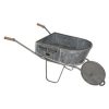 Meilleure affaire ❤️ Brouette Vintage Déco Zinc 119cm Gris ⌛