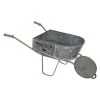 Meilleure affaire ❤️ Brouette Vintage Déco Zinc 119cm Gris ⌛