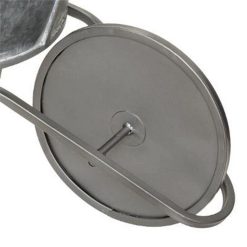 Meilleure affaire ❤️ Brouette Vintage Déco Zinc 119cm Gris ⌛ -Paris Prix Sales unnamed file 3083