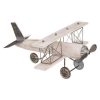 Sortie ⭐ Statuette Déco Avion Vintage 45cm Marron ????